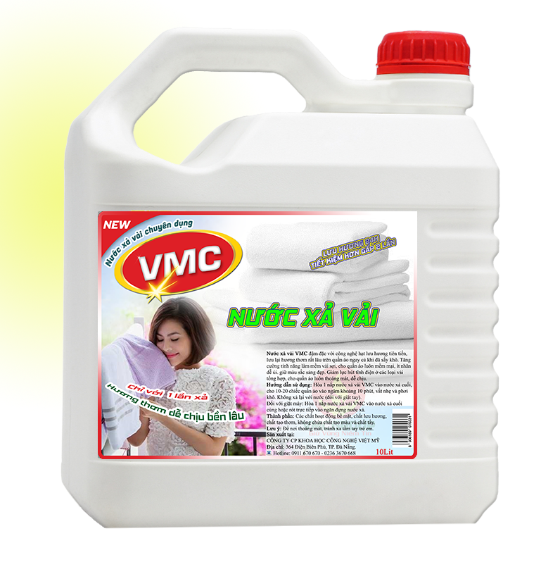 Nước xả vải vmc can 10lit