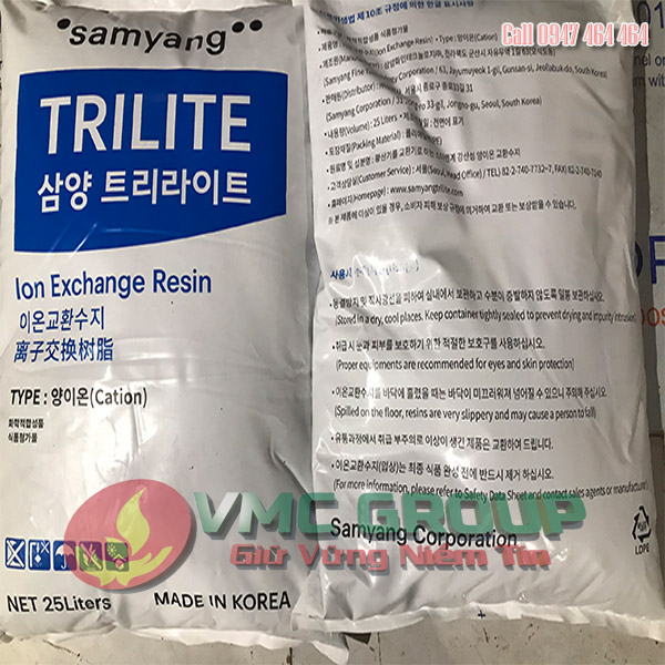 HẠT NHỰA NA XỬ LÝ NƯỚC - TRILITE MC08 (Hạt làm mềm nước) 1